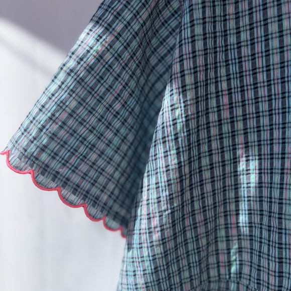 Teddy Fresh Multicolor Plaid Top - Picture 4 of 8